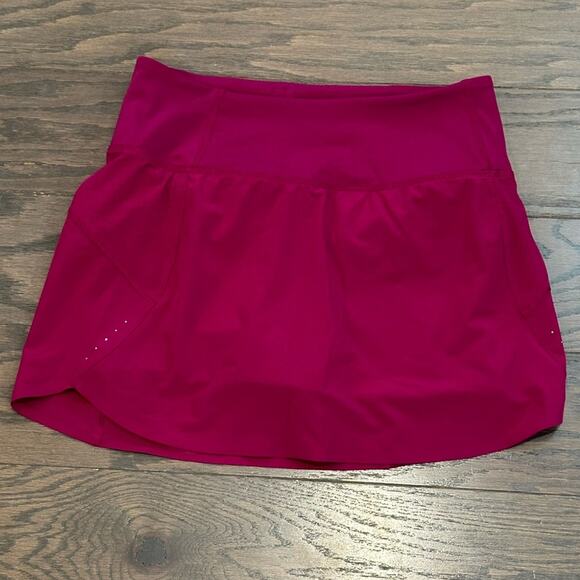 Athleta Woman’s Run With It 14" Skort Size Large Exotic Fuchsia Size XS - Picture 3 of 10